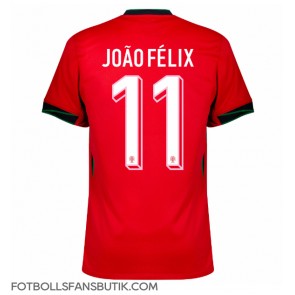 Portugal Joao Felix #11 Replika Hemmatröja EM 2024 Kortärmad